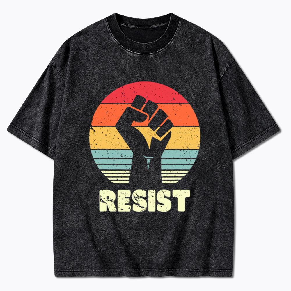 Resist Fist Washed T-Shirt