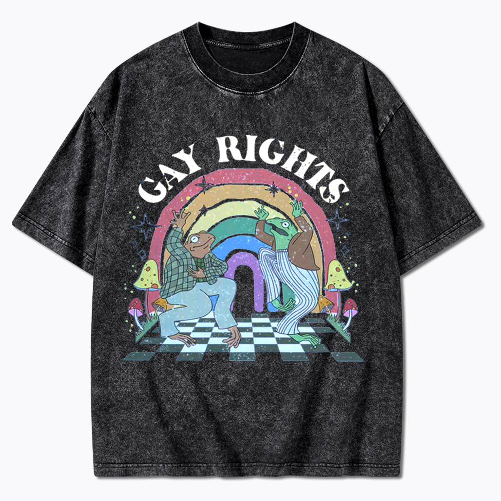 Pride Flag Washed T-Shirt
