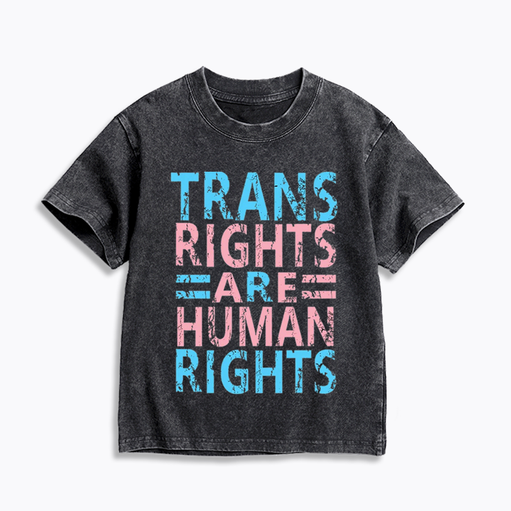Human Rights Kids Washed T-Shirt 