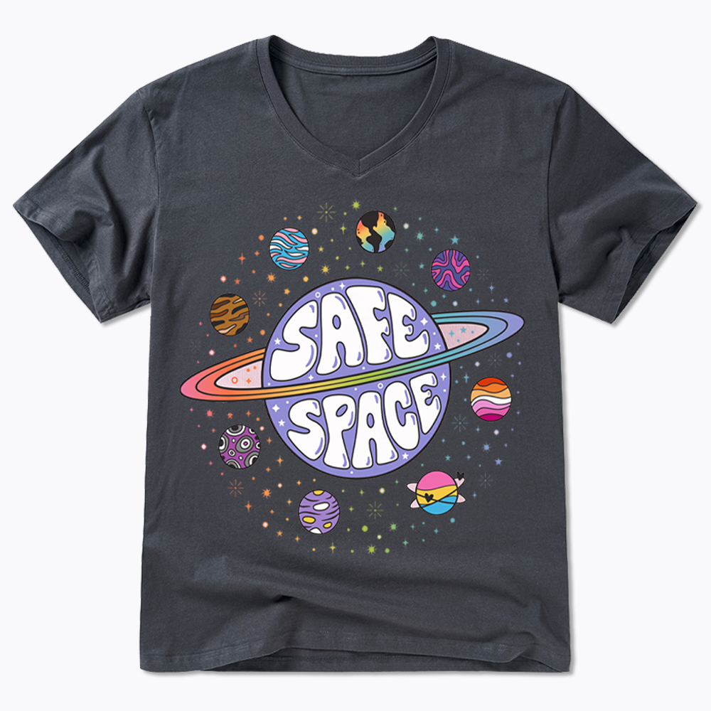 Safe Space V-Neck Classic T-Shirt