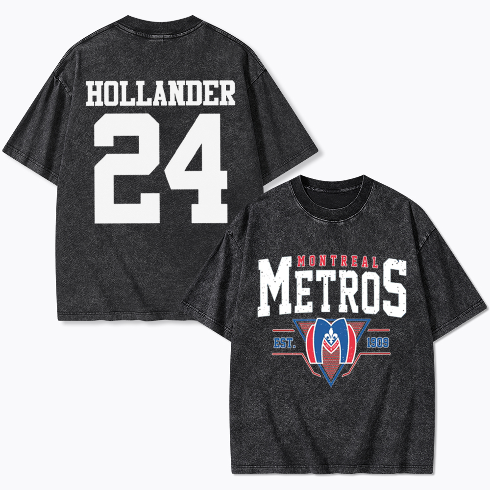 Montreal Metros Hockey Washed T-Shirt