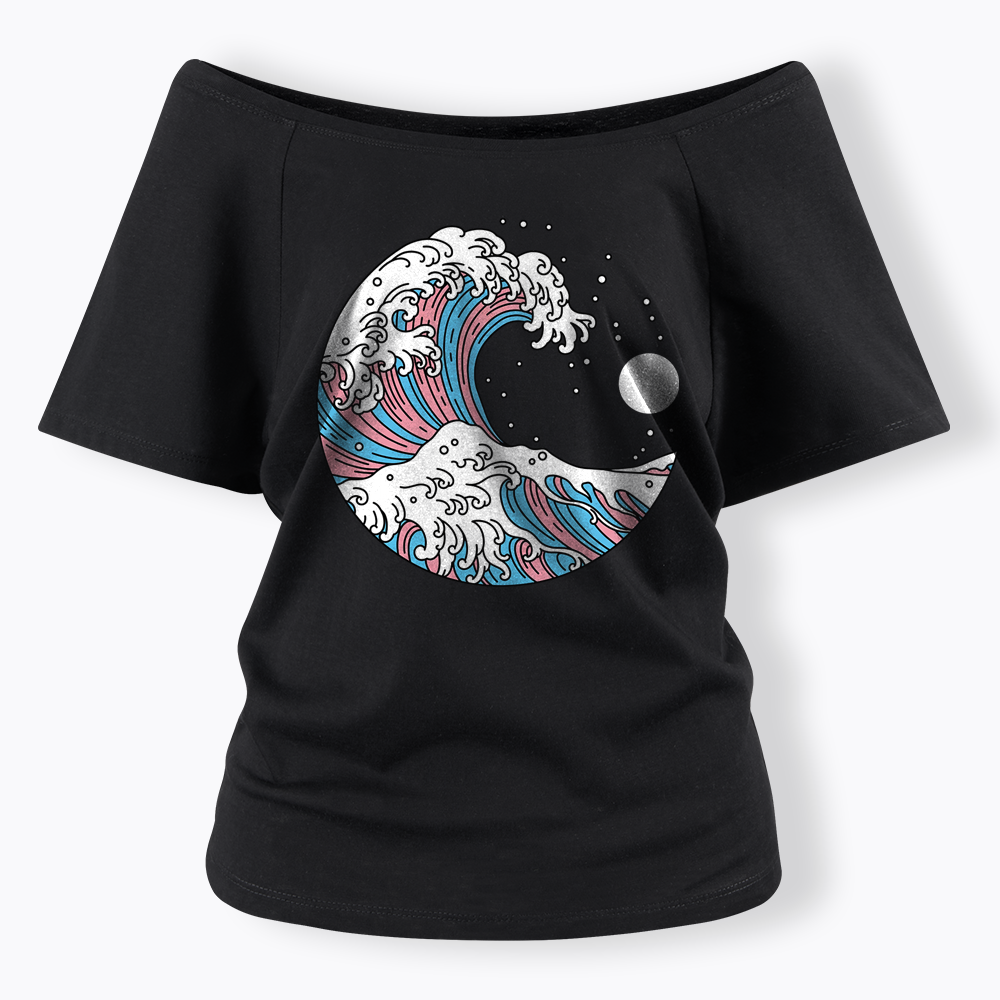 Transgender Off Shoulder T-Shirt