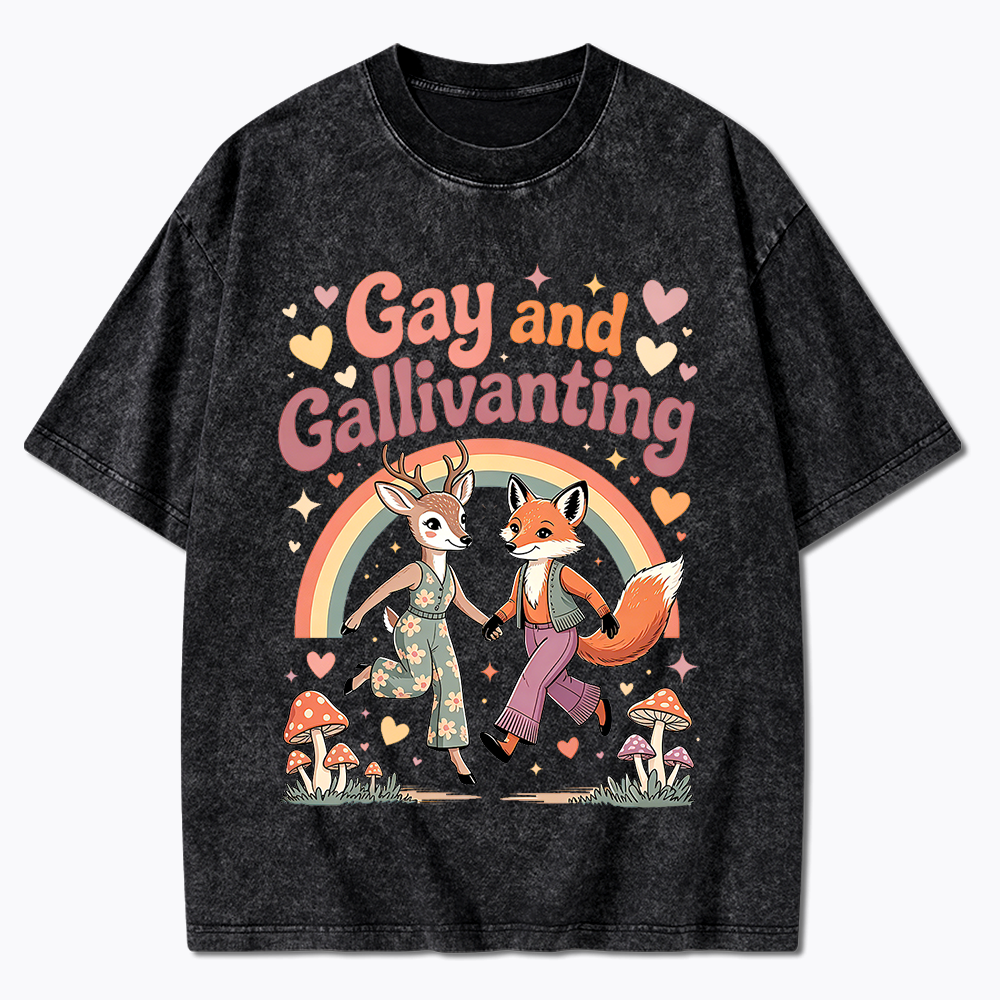 Gay and Gallivanting Washed T-Shirt