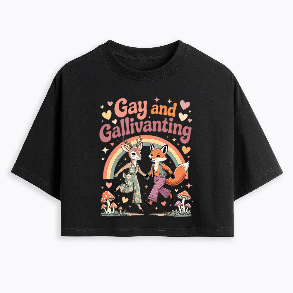 Gay and Gallivanting Cropped T-Shirt