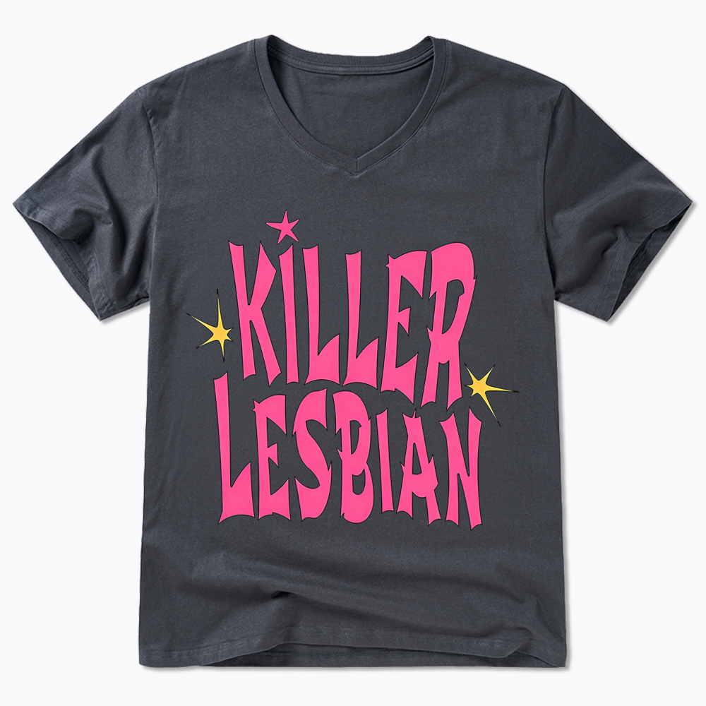 Killer Lesbian V-Neck Classic T-Shirt