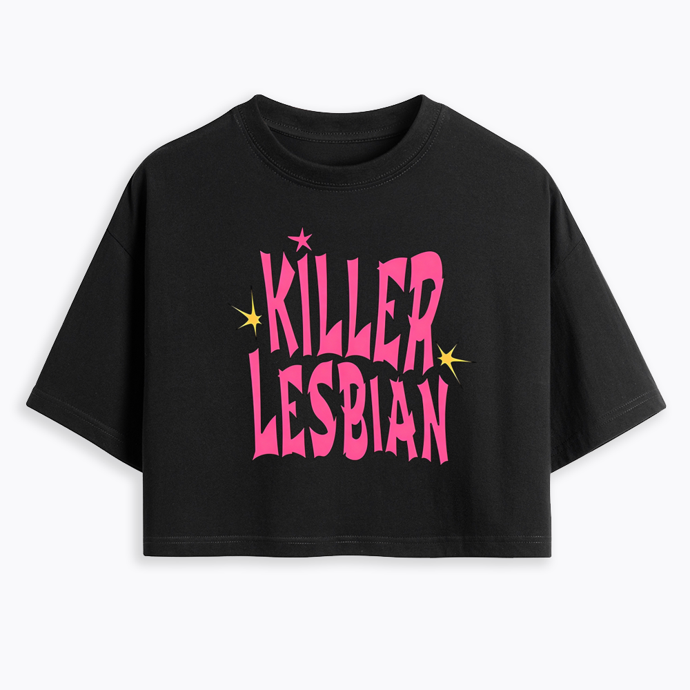 Killer Lesbian Cropped T-Shirt
