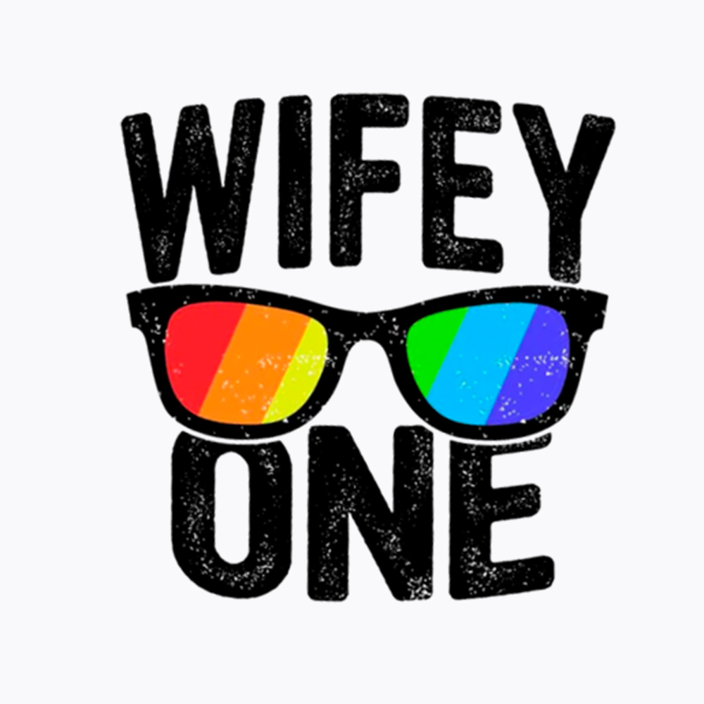 Lesbian Wife Two Wives Washed T-Shirt