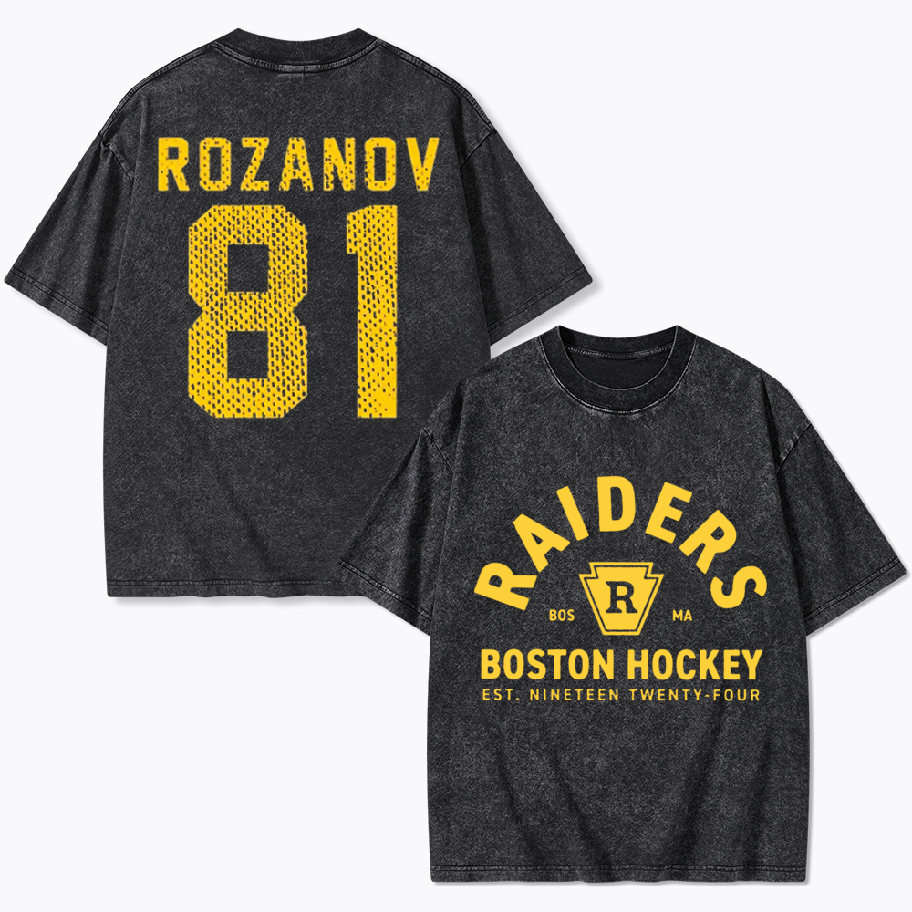 Boston Raiders Hockey Washed T-Shirt