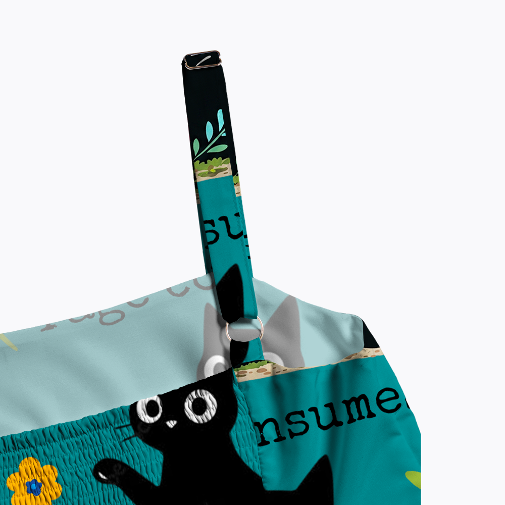 Rage Consumes Me Cat Maxi Dress