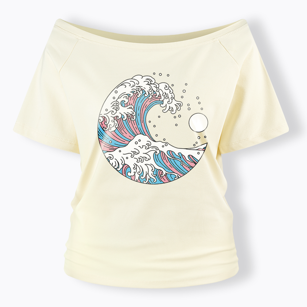 Transgender Off Shoulder T-Shirt