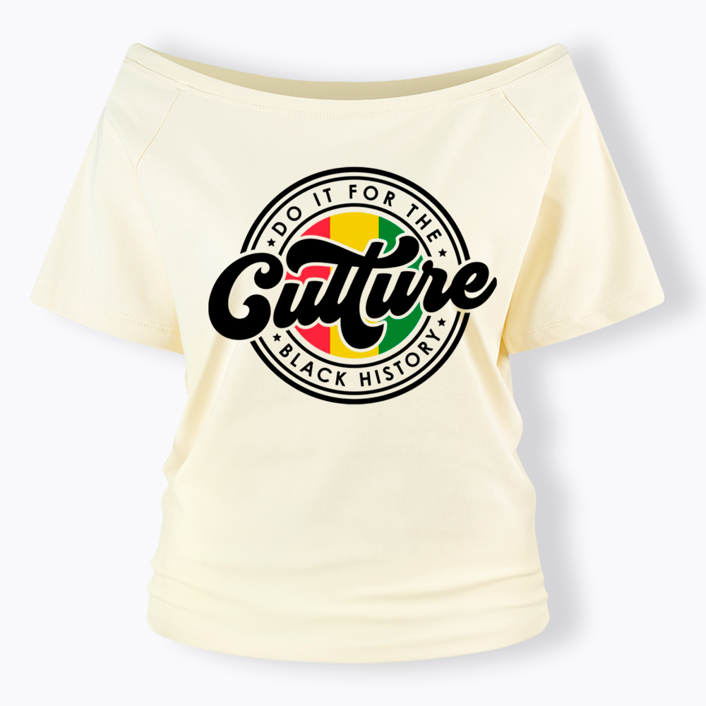 Do It For The Culture Do It For The Culture Off Shoulder T-shirt