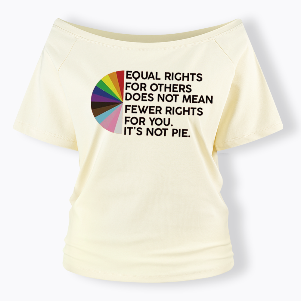 Equal Rights for Others Off Shoulder T-shirt