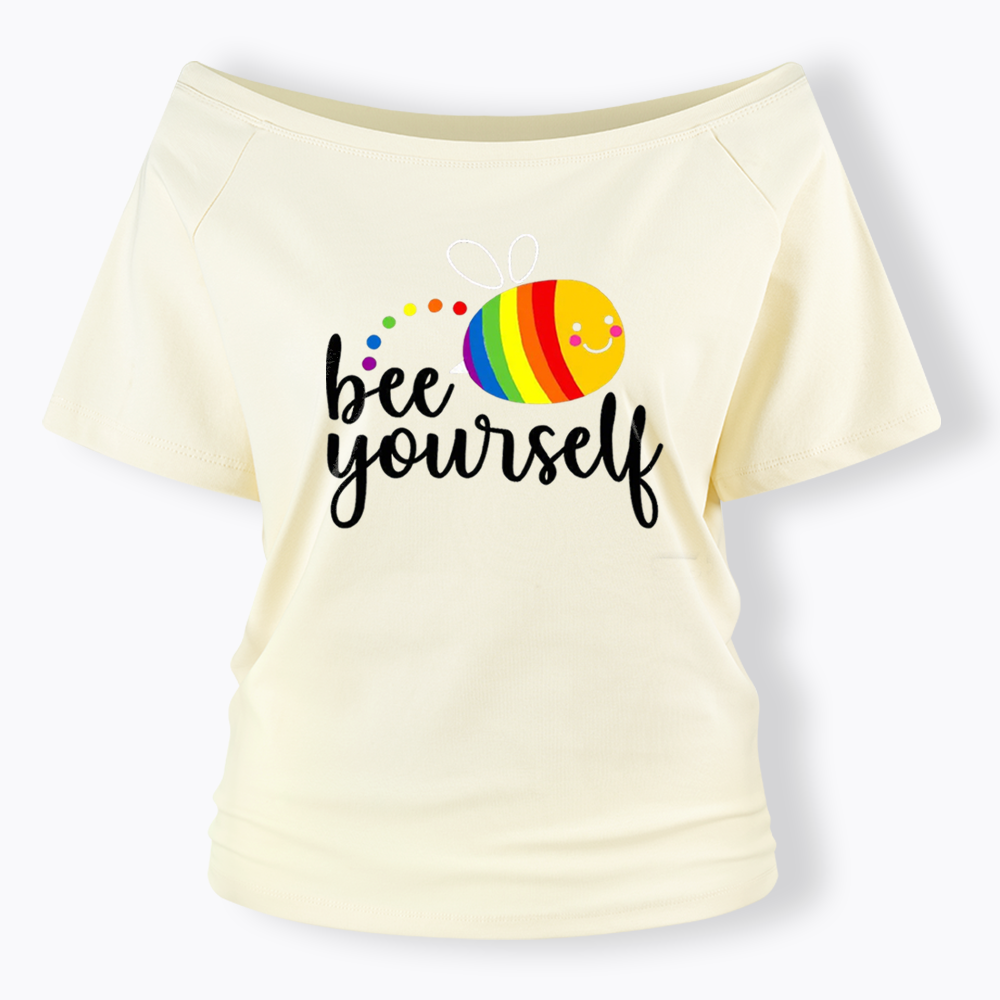 Bee Yourself Off Shoulder T-shirt
