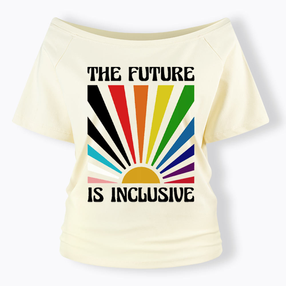 The Future is Inclusive Off Shoulder T-shirt