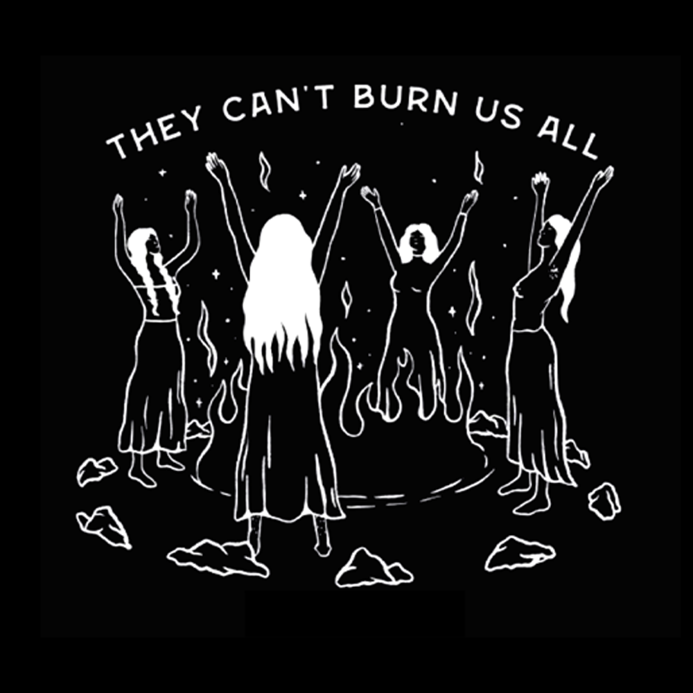 They Can't Burn Us All Kids Washed T-Shirt