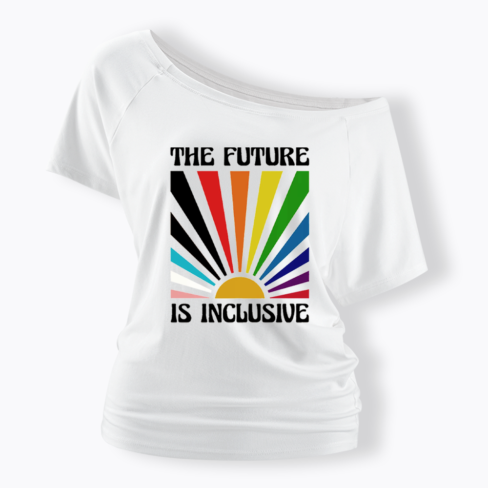 The Future is Inclusive Off Shoulder T-shirt