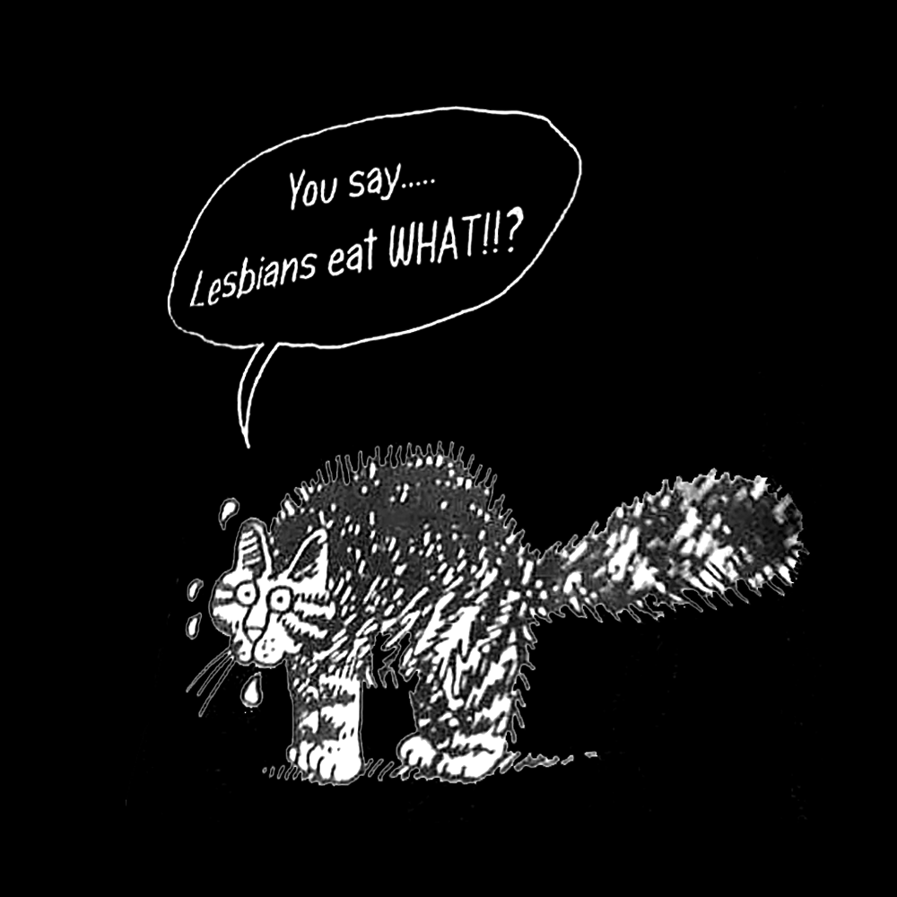 Cartoon Cat Washed T-Shirt