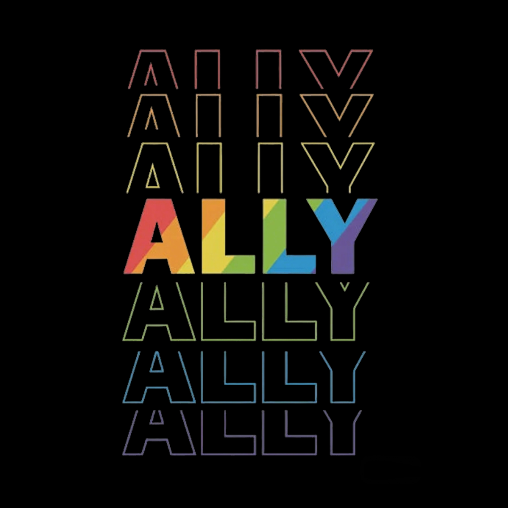 Pride Gift For Ally Washed T-Shirt
