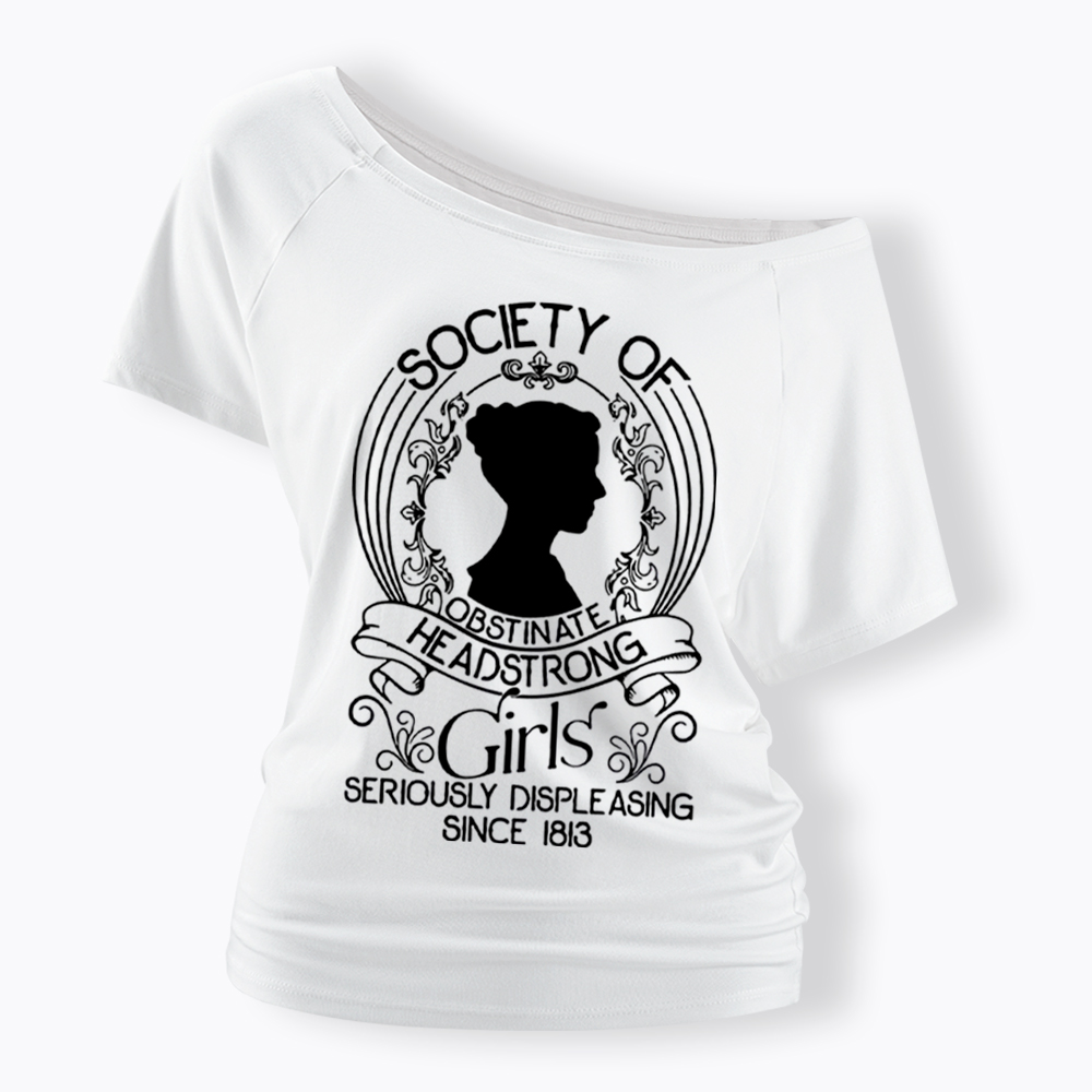 Society Of Obstinate Headstrong Girls Off Shoulder T-shirt