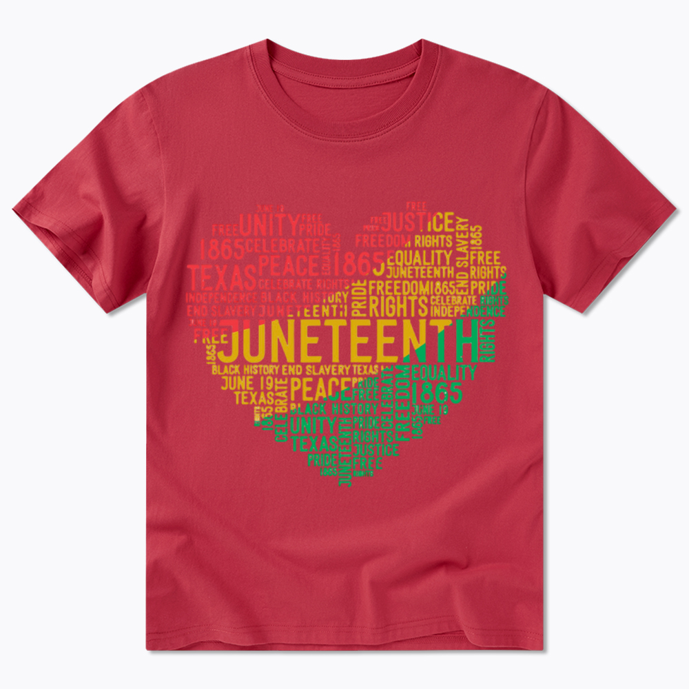 Juneteenth Heart Black History Classic T-Shirt