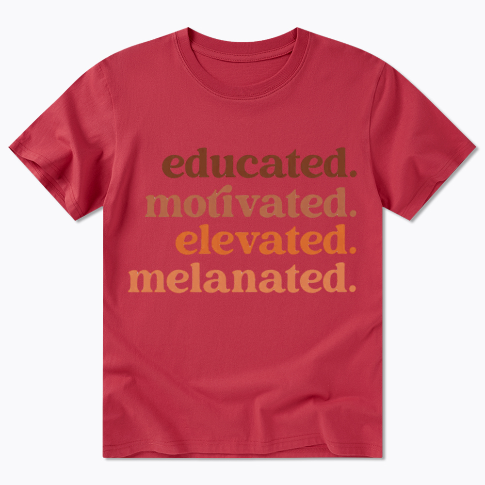 Educated Motivated Melanated Classic T-Shirt