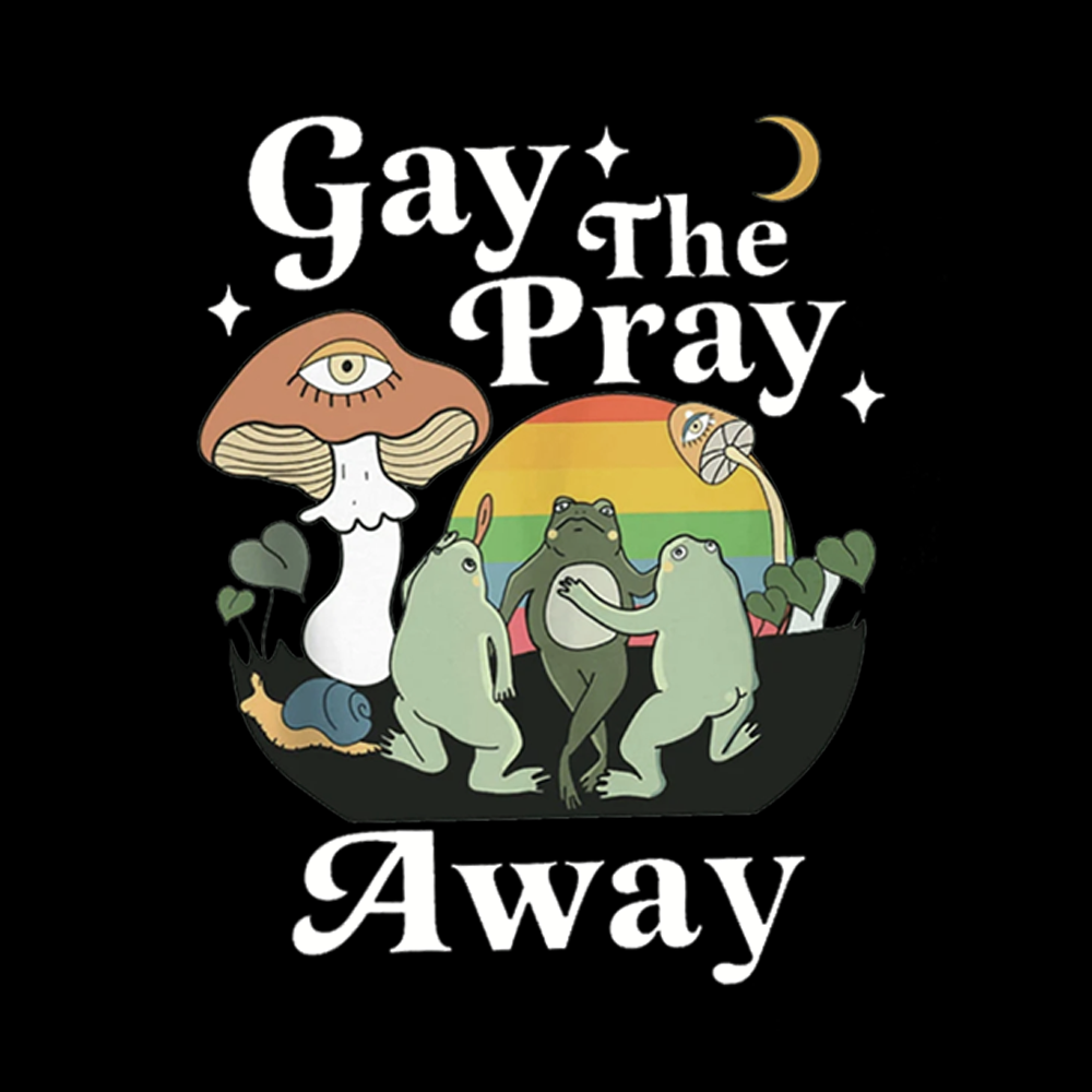 Pray Away V-Neck Classic T-Shirt