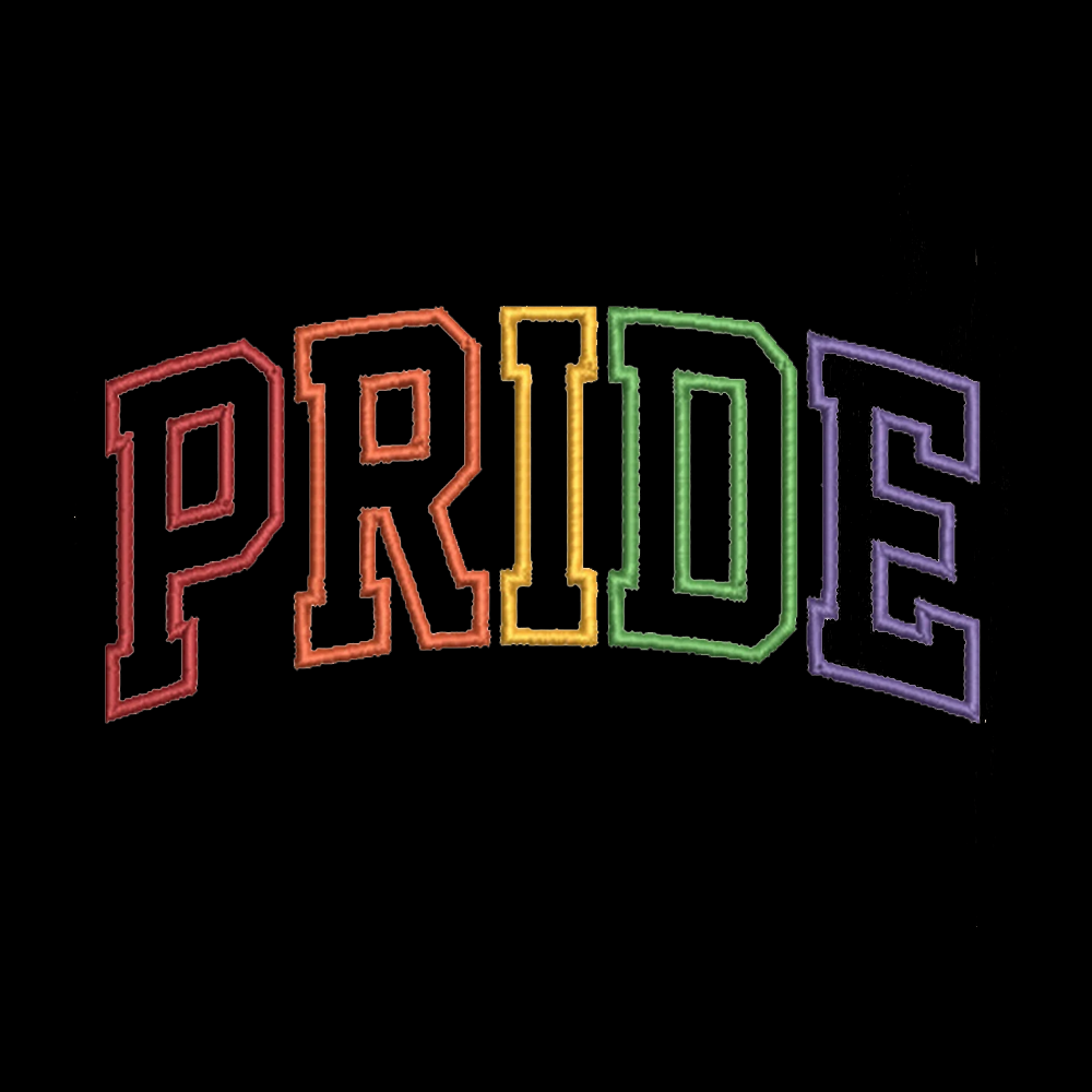 Embroidered Pride V-Neck Classic T-Shirt