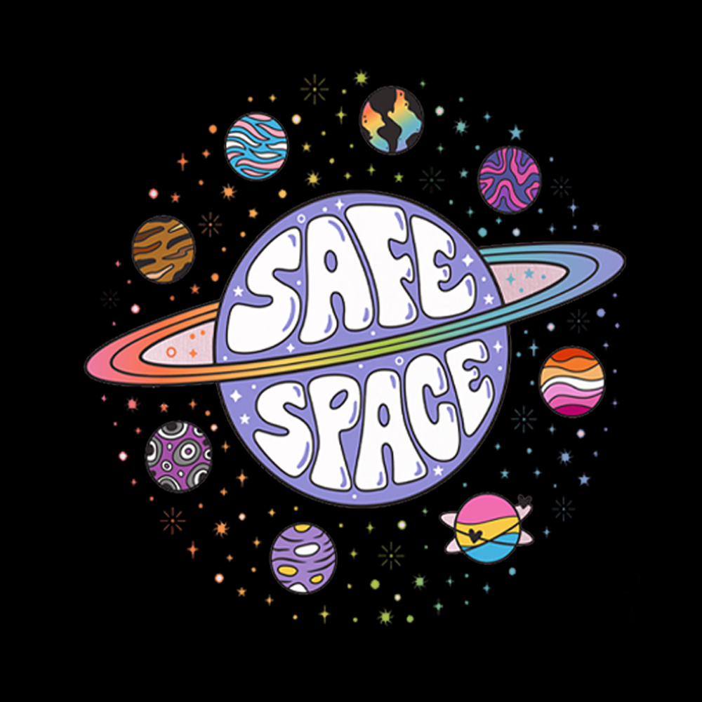 Safe Space V-Neck Classic T-Shirt