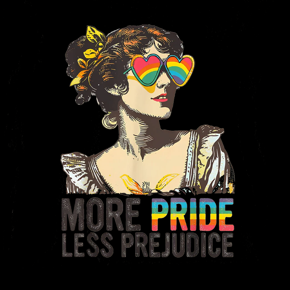 More Pride Less Prejudice Washed T-Shirt