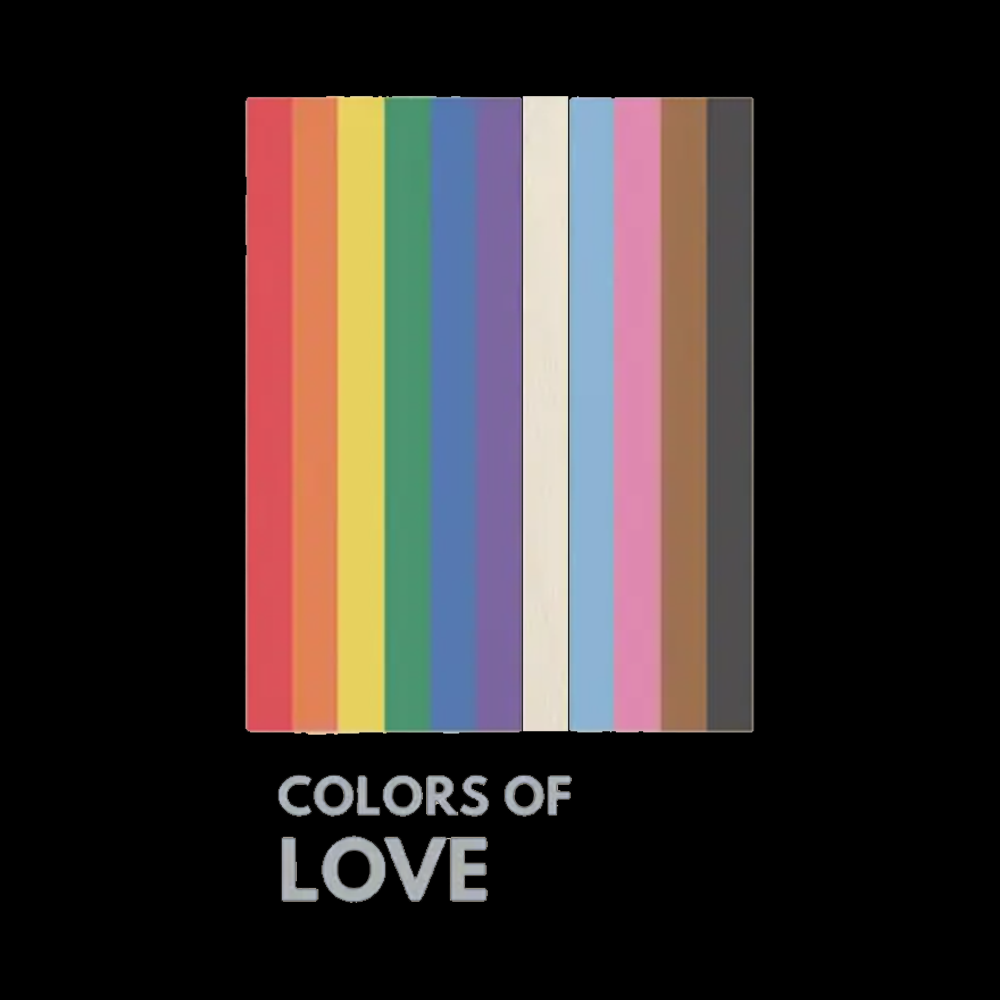 Colors of Love Off Shoulder T-shirt