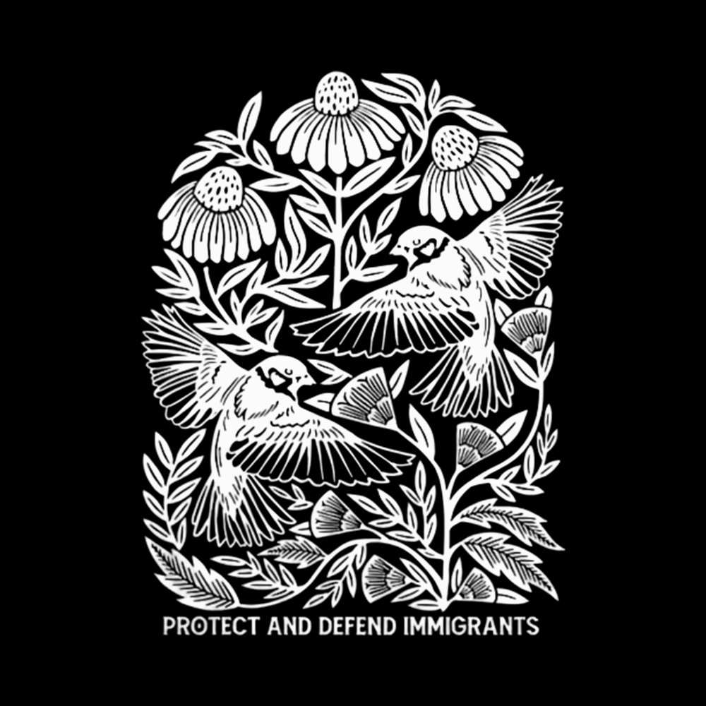 Protect and Defend Immigrants Kids Washed T-Shirts