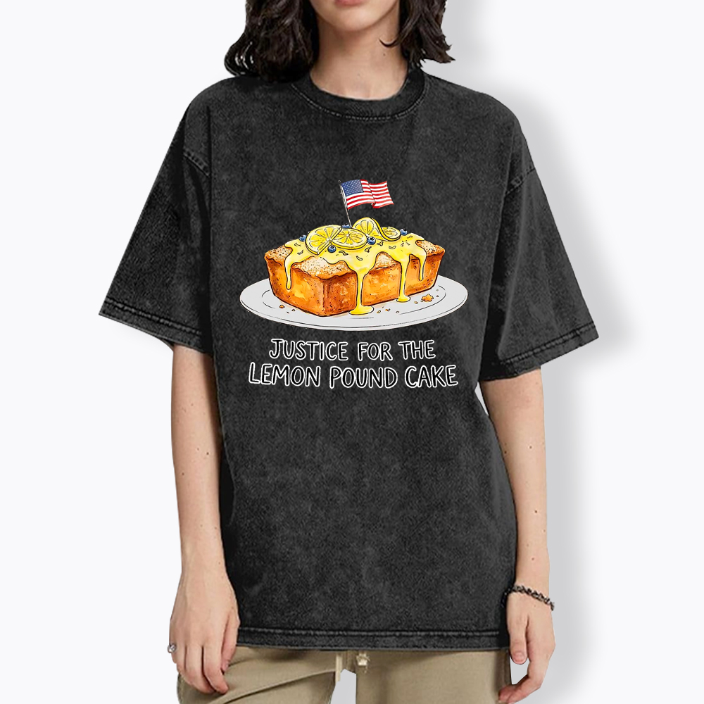 Lemon Pound Cake Washed T-Shirt