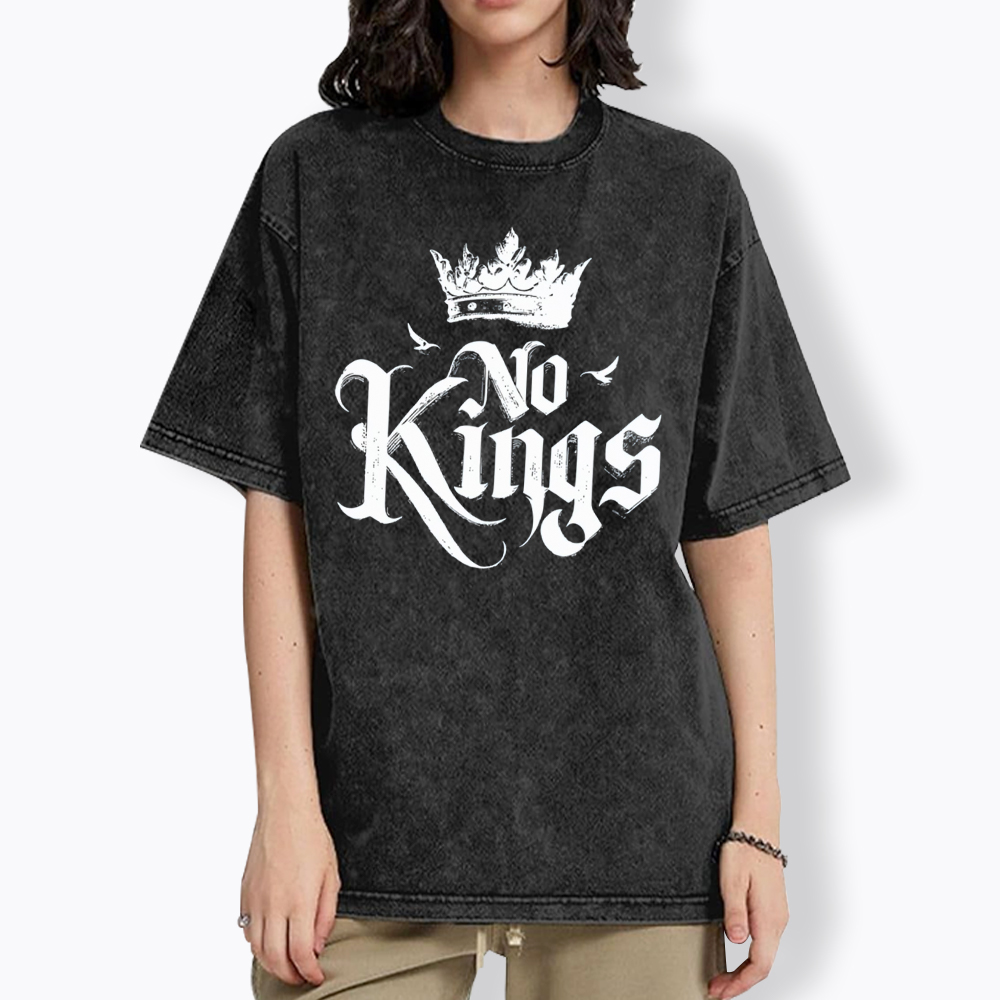 No Kings Washed T-Shirt