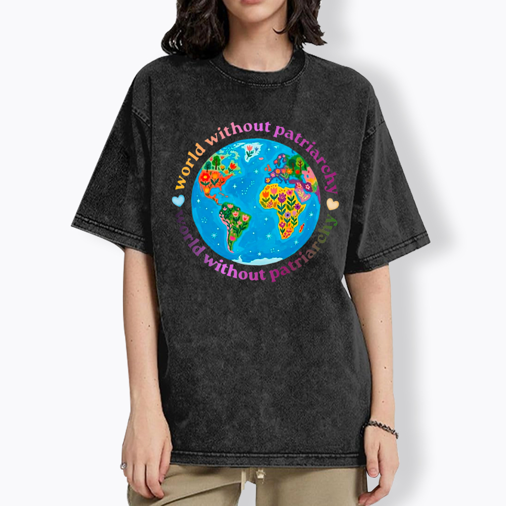 World Without Patriarchy Washed T-Shirt