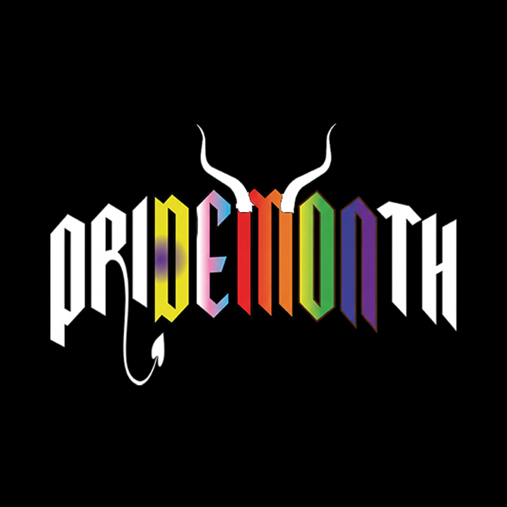 Pridemonth Demon Vibes Rainbow  Off Shoulder T-shirt