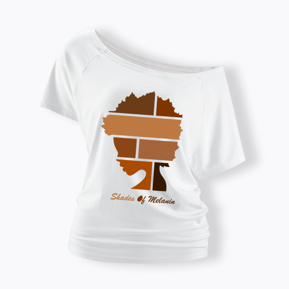 Shades Of Melanin Off Shoulder T-shirt