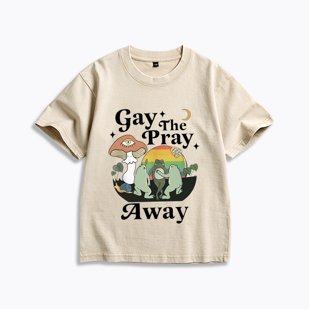 Pray Away Kids Washed T-Shirt