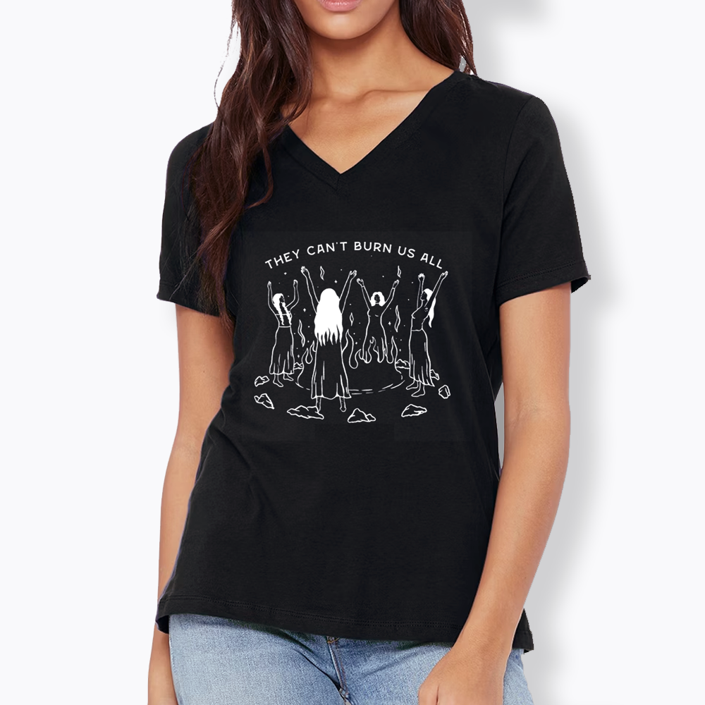 They Can't Burn Us All V-Neck Classic T-Shirt