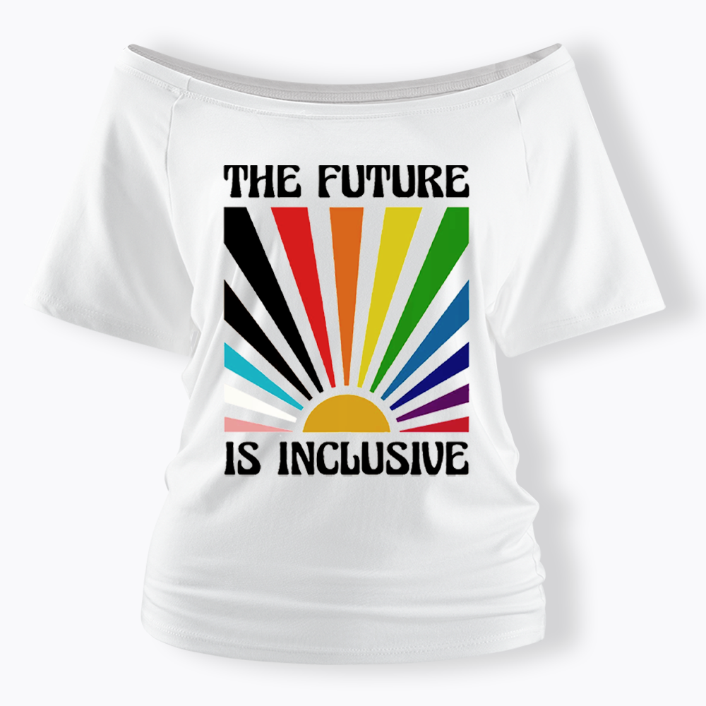 The Future is Inclusive Off Shoulder T-shirt