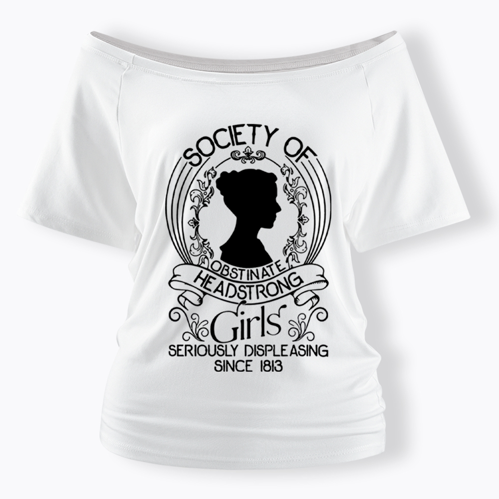Society Of Obstinate Headstrong Girls Off Shoulder T-shirt
