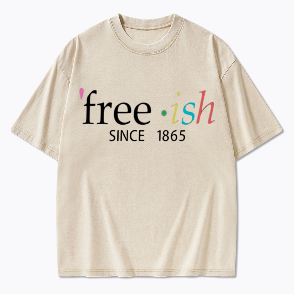 Freeish Juneteenth Since 1865 Washed T-Shirt
