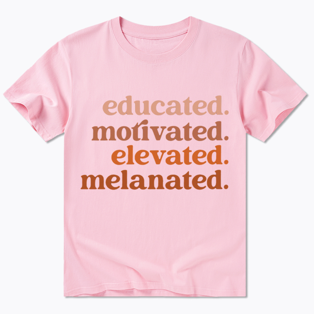 Educated Motivated Melanated Classic T-Shirt