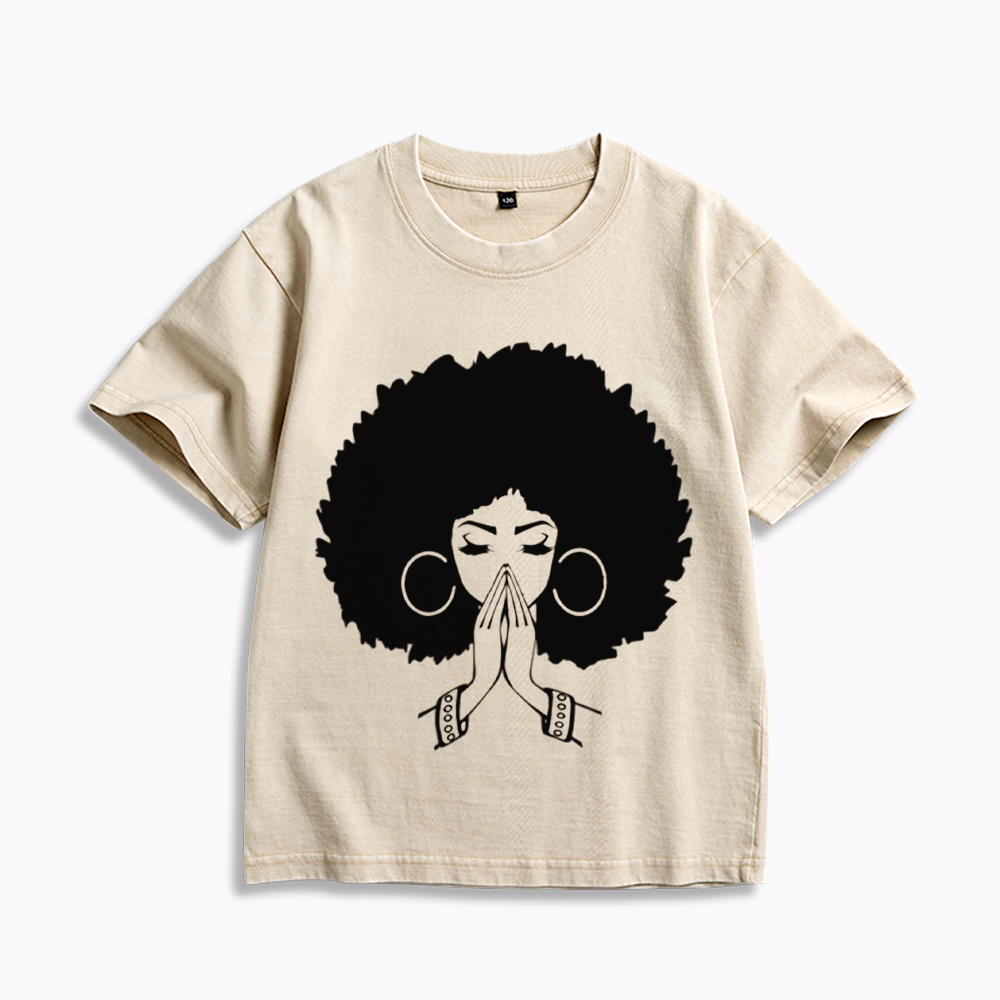 Black Girl Magic Kids Washed T-Shirt