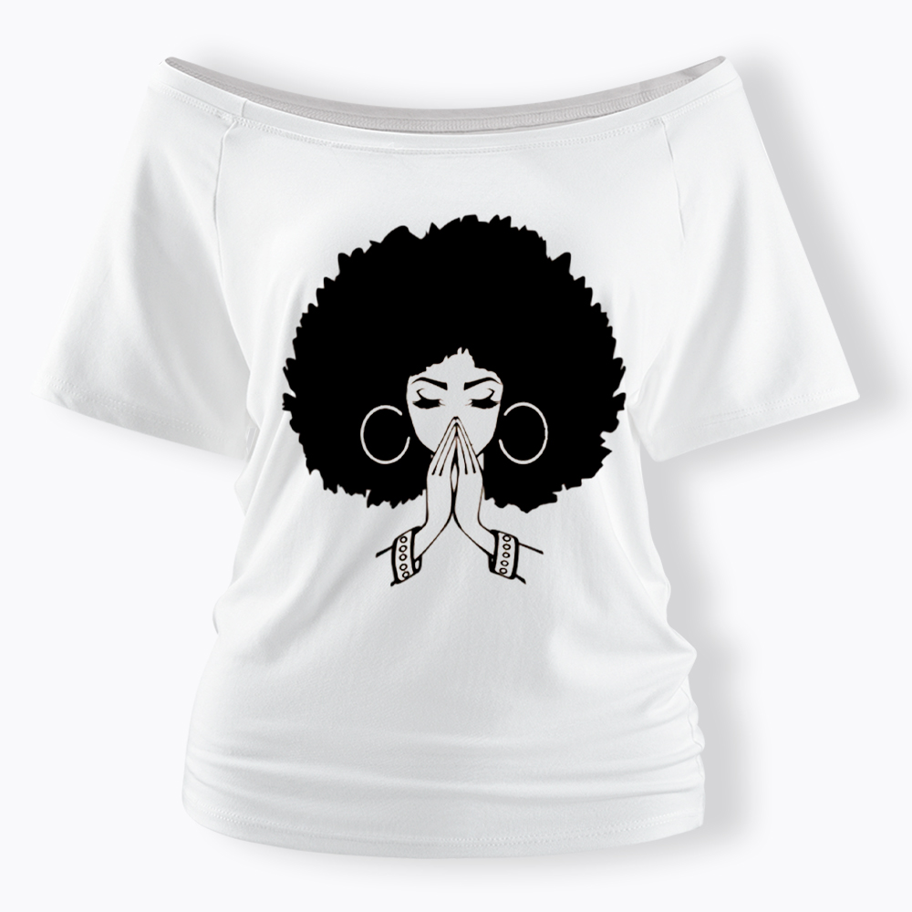 Black Girl Magic Off Shoulder T-shirt