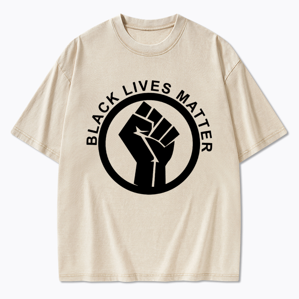 Black Lives Matter Washed T-Shirt