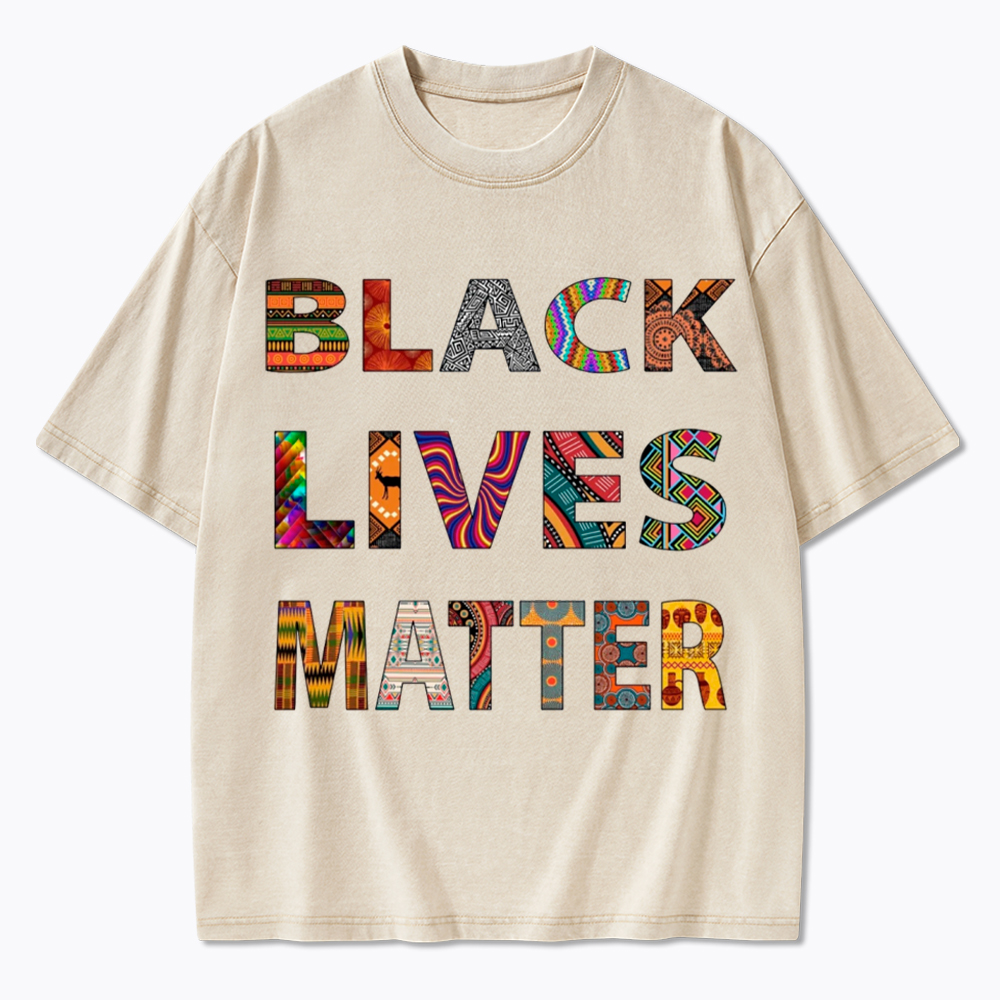 Black Lives Matter Diversity Washed T-Shirt