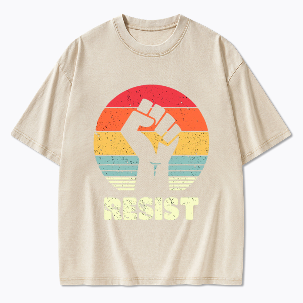 Resist Fist Washed T-Shirt