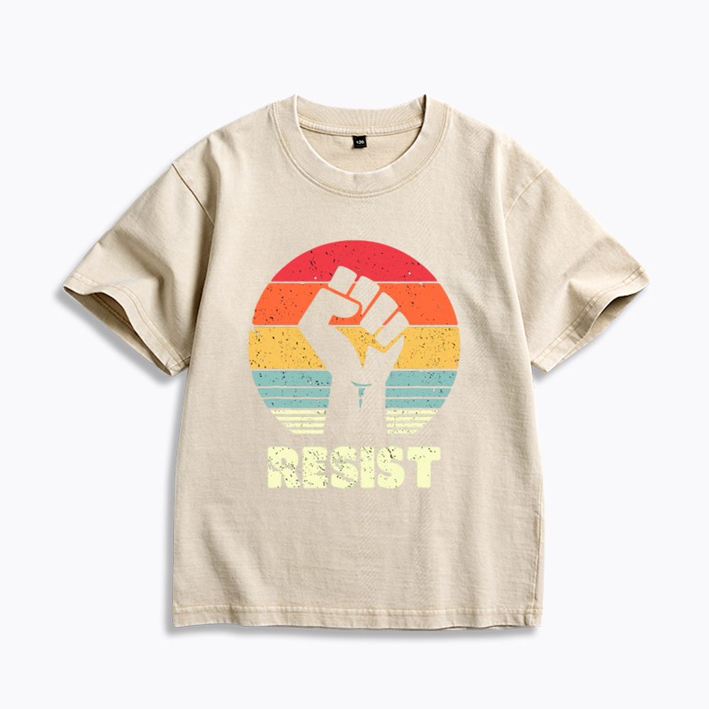 Resist Fist Kids Washed T-Shirt