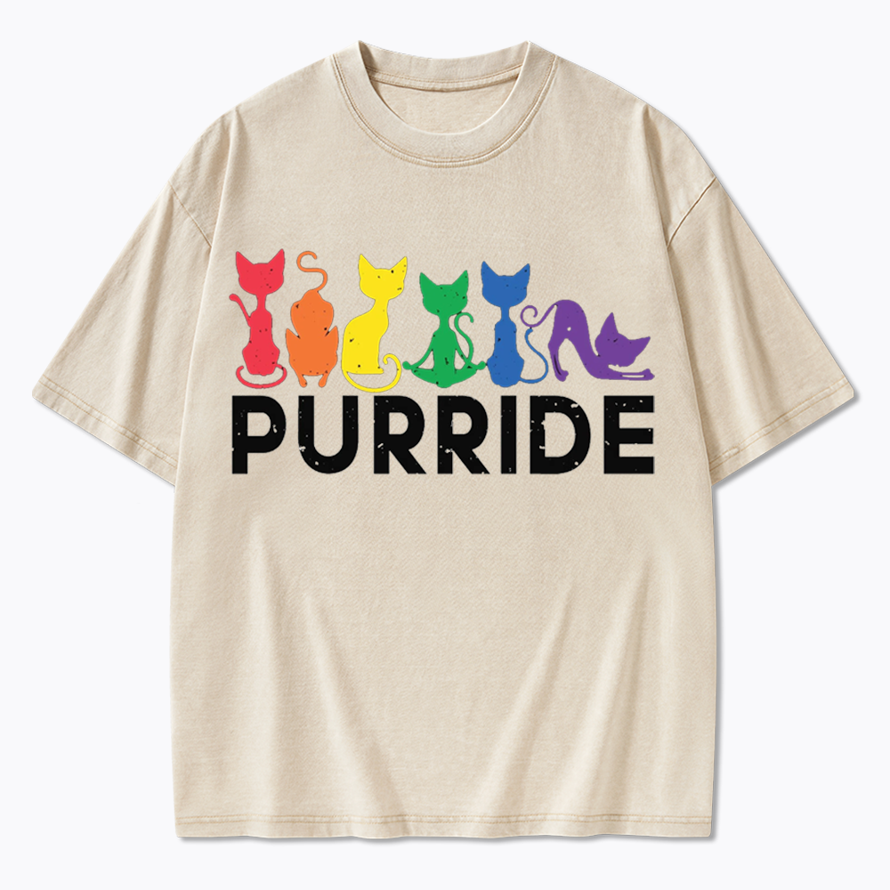 Purride Cat Washed T-Shirt