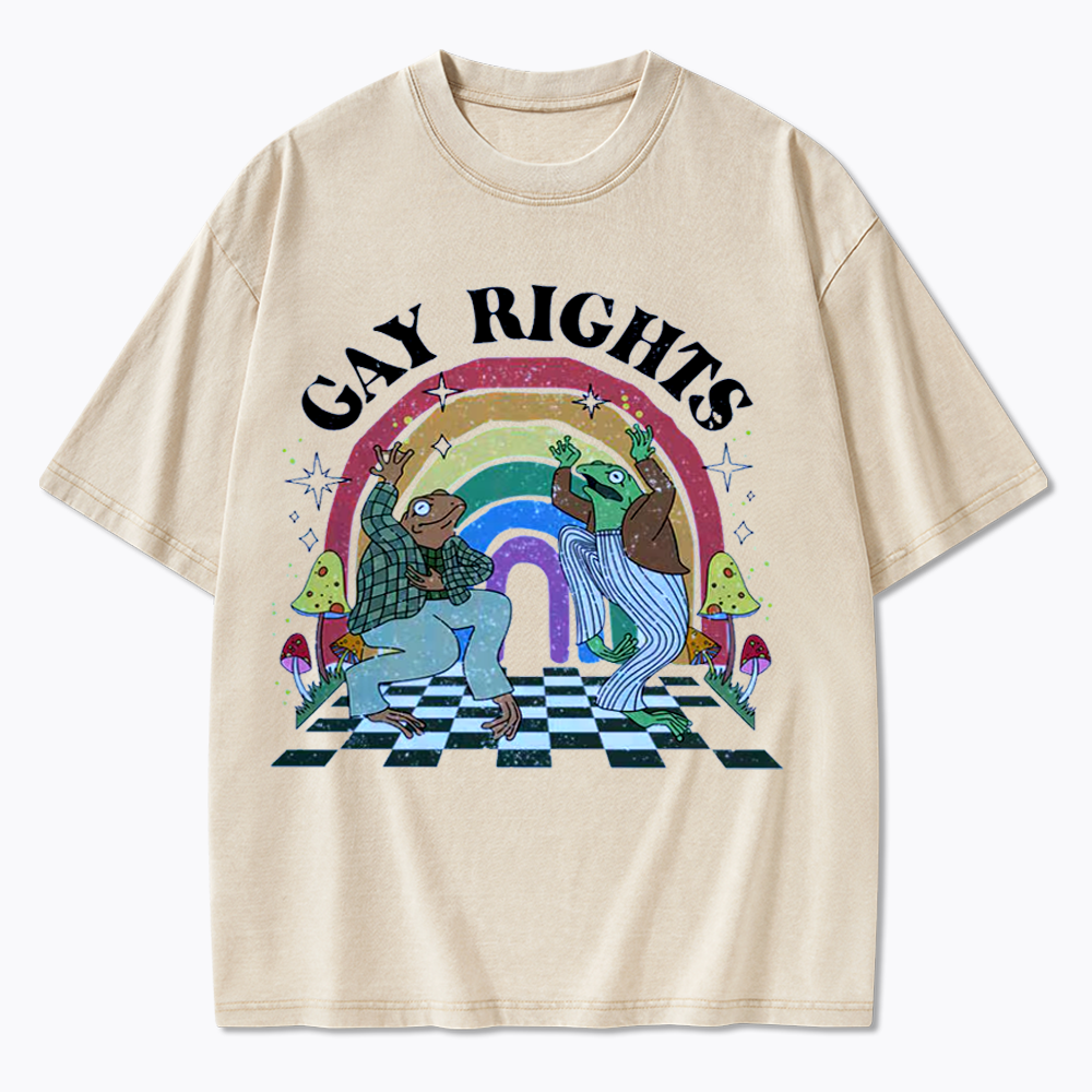 Pride Flag Washed T-Shirt